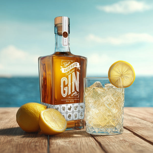 Fadlagret Vadehavs Gin med Lemon